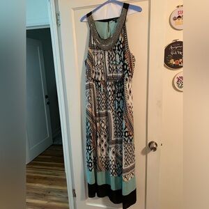 Patterned maxi dress 3x